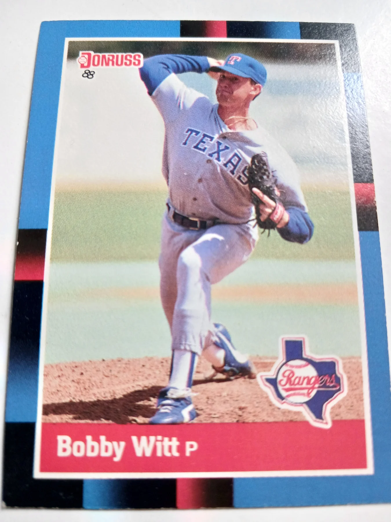 Bobby Witt And Scott Fletcher MLB Texas Rangers Donruss 1988