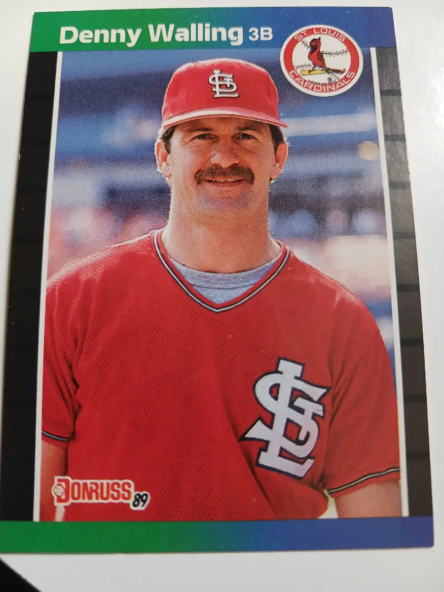 Denny Walling And Tim Jones MLB St Louis Cardinals Donruss 1989
