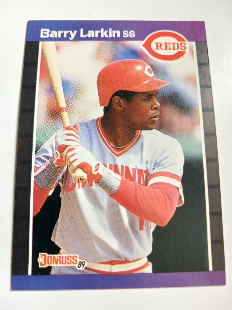 Barry Larkin MLB Shortstop Cincinnati Reds Donruss 1989