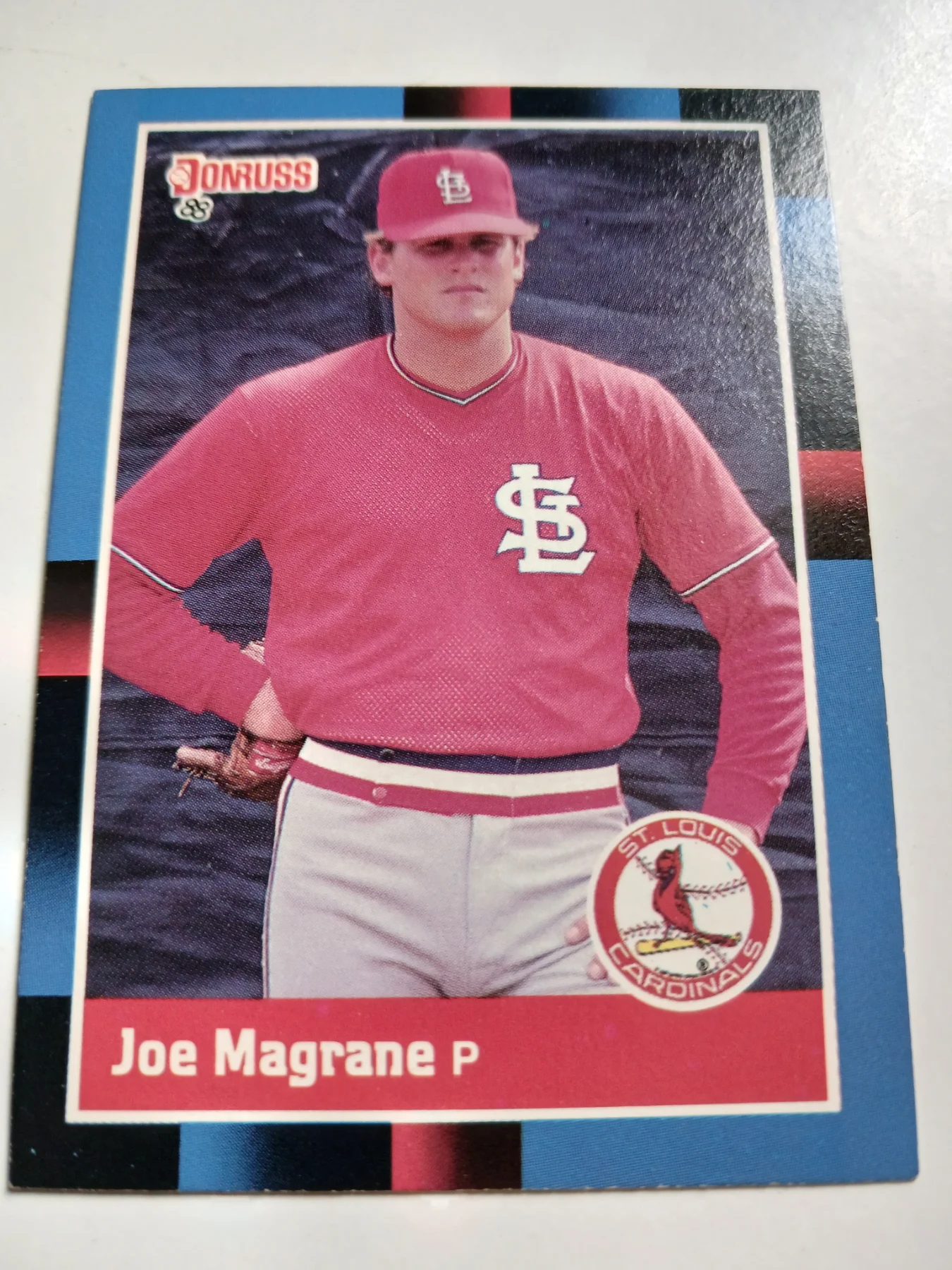 Joe Magrane And Tommy Herr MLB St Louis Cardinals Donruss 1988