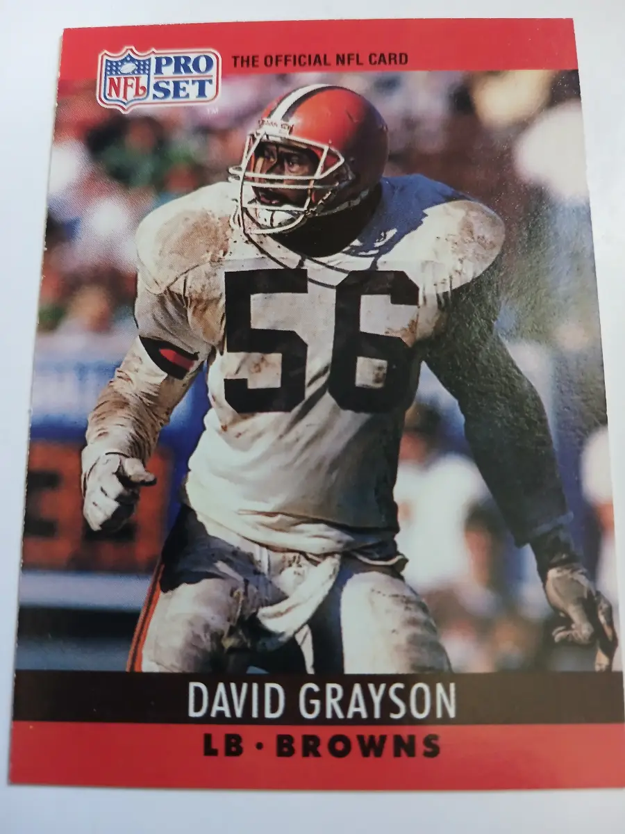 David Grayson And Mike Johnson NFL Linebackers Cleveland Browns 1990's Cards