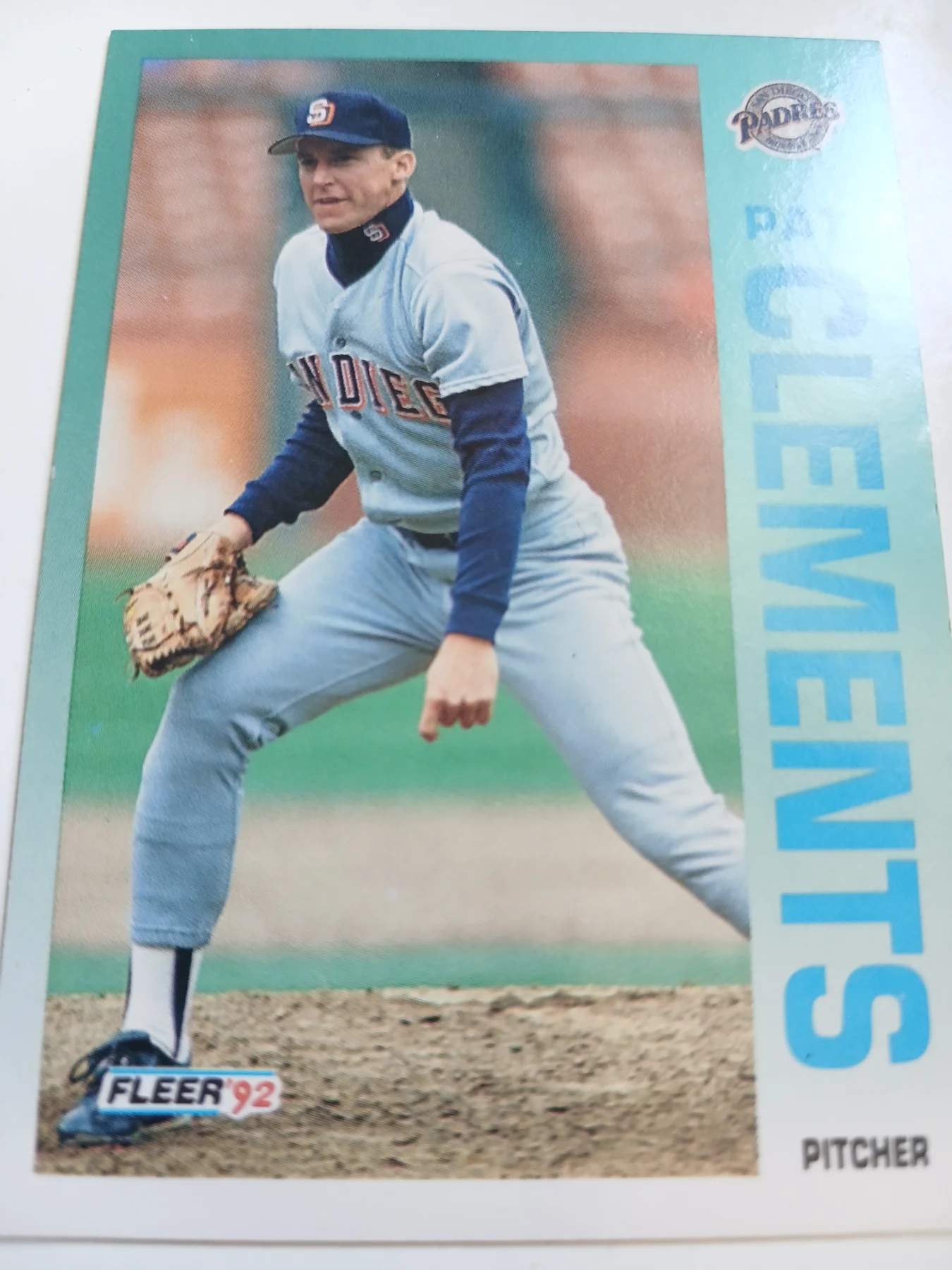 Pat Clements And Rich Rodriguez MLB San Diego Padres Fleer 1992