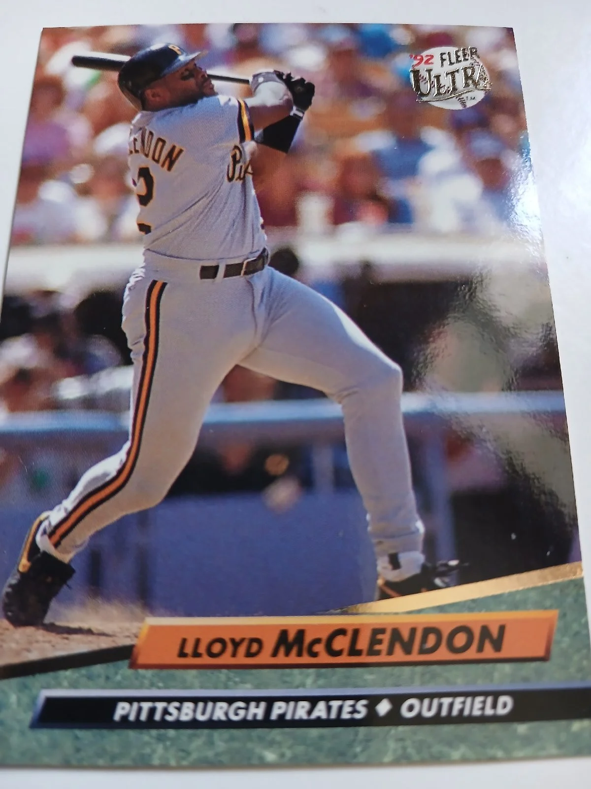 Lloyd McClendon MLB Outfielder Pittsburgh Pirates Fleer Ultra 1992
