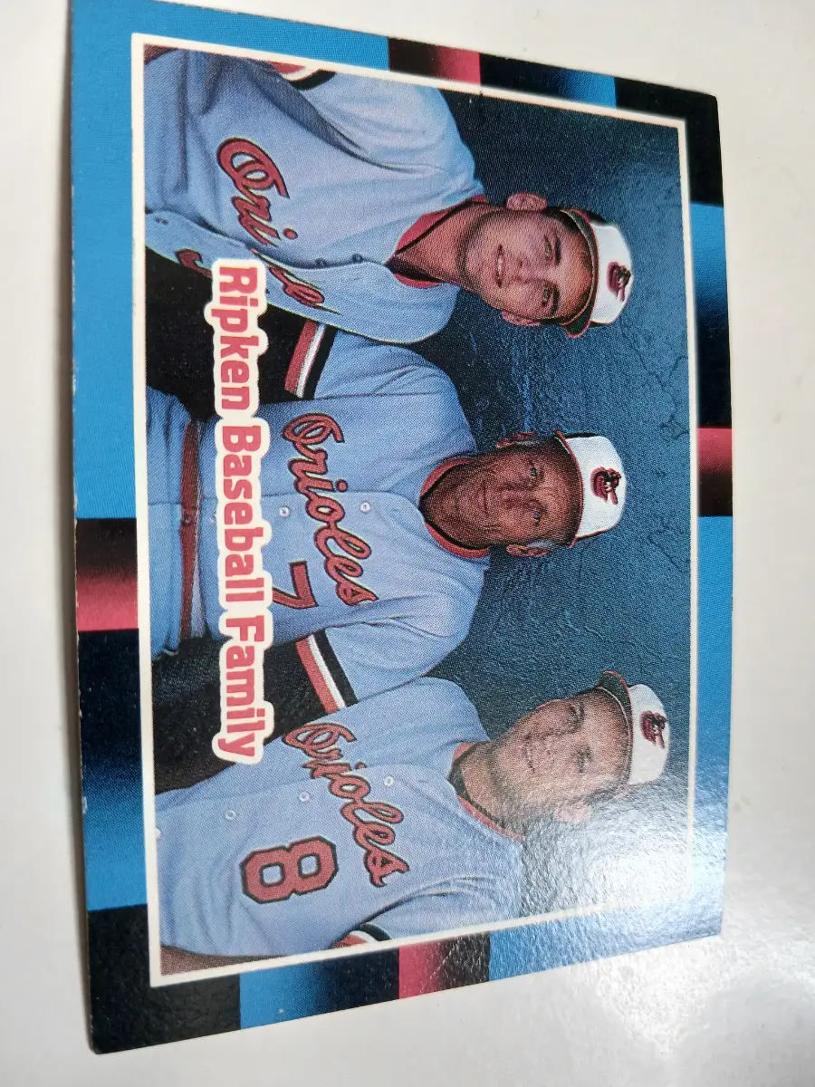 From Donruss 1988 MLB The Famous Ripken Family Sports Card