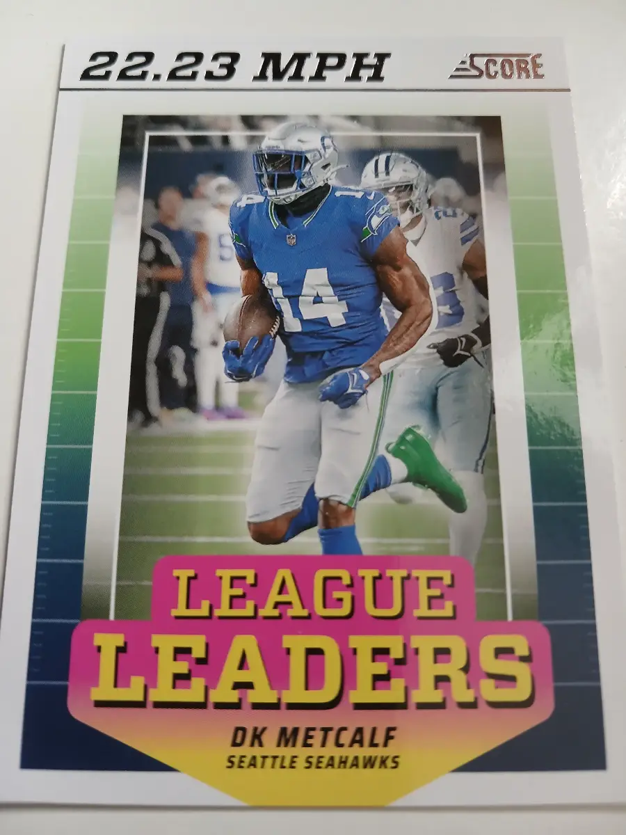4 NFL League Leaders Sports Cards From Score 2024