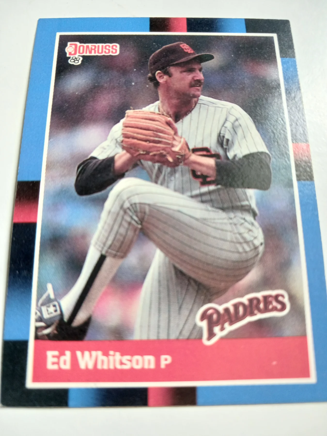 Ed Whitson MLB Pitcher San Diego Padres Donruss 1988