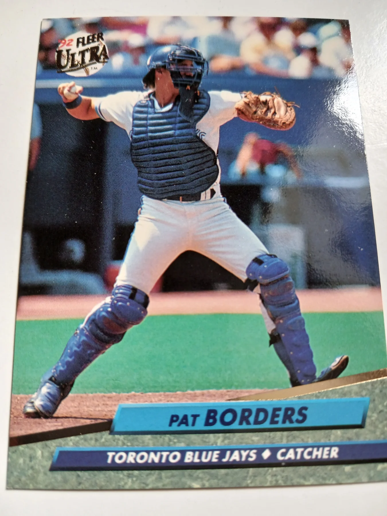 Pat Borders MLB Catcher Toronto Blue Jays Fleer 1992 Ultra