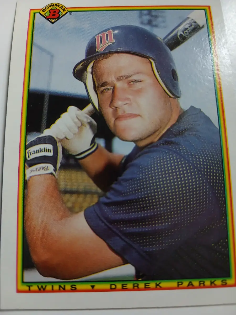 Derek Parks And Allan Anderson MLB Minnesota Twins Bowman 1989