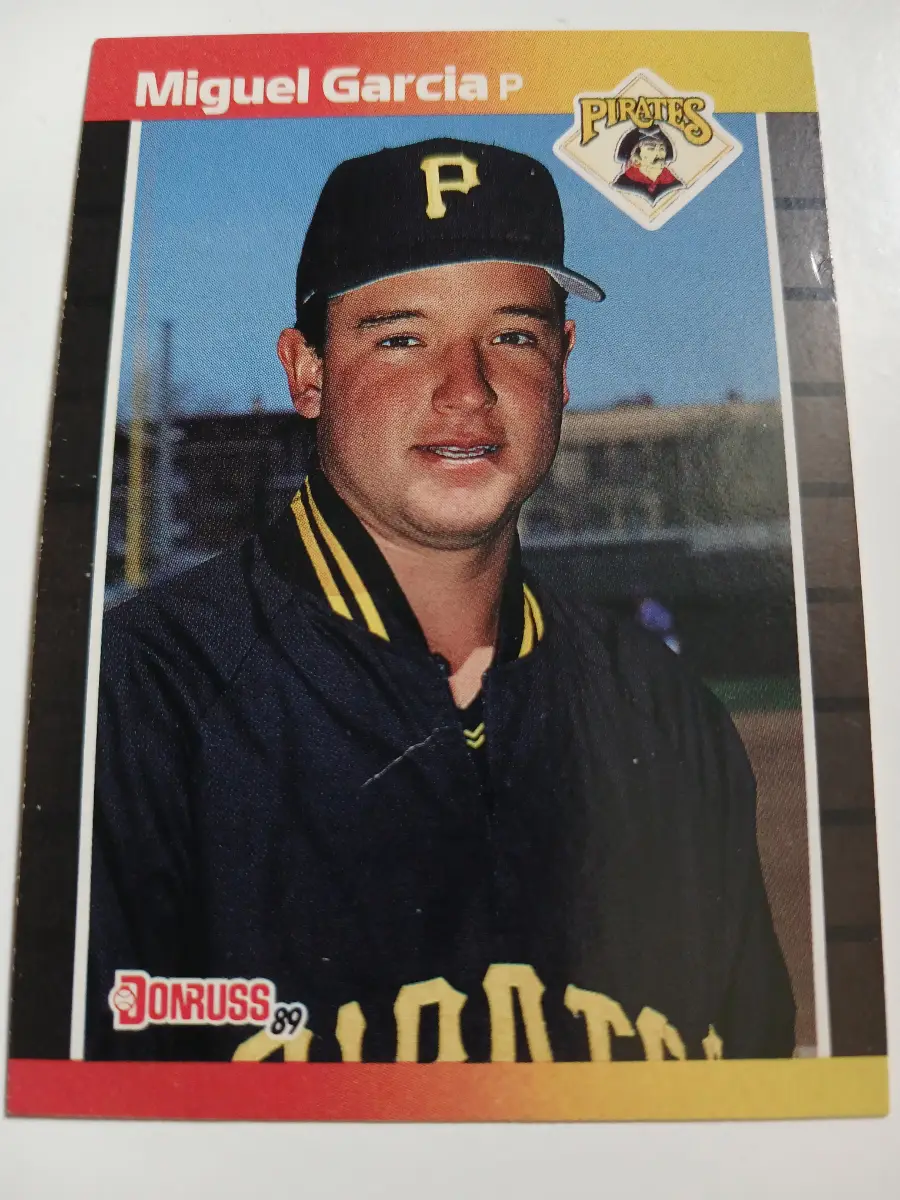 Miguel Garcia And Mike LaValliere MLB Pittsburg Pirates Donruss 1989