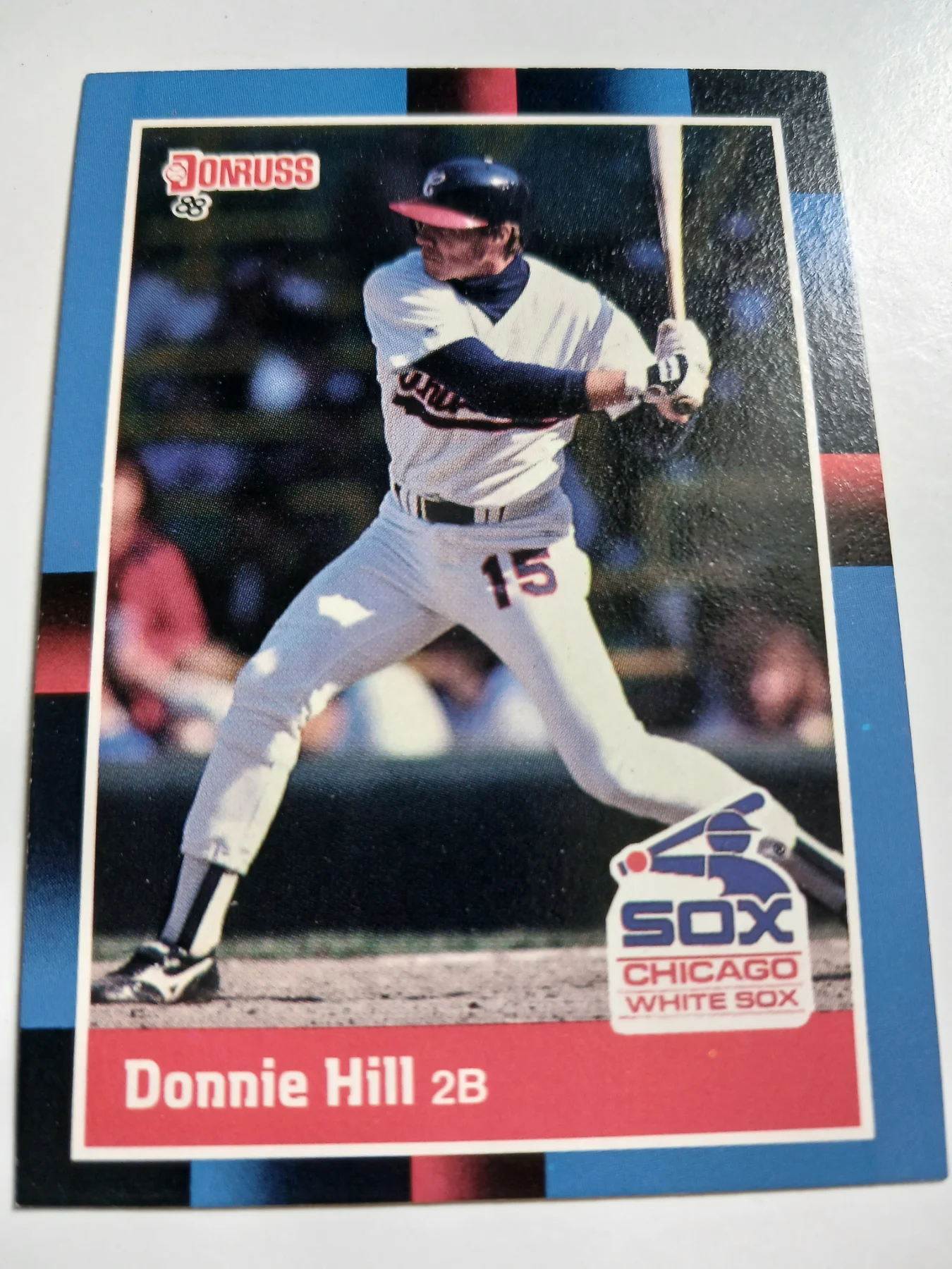 Donnie Hill MLB 2nd Base Chicago White Sox Donruss 1988