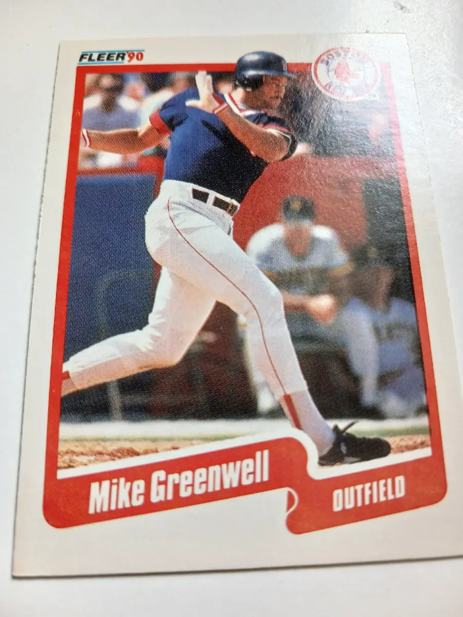 Mike Greenwell And Kevin Romine MLB Boston Red Sox