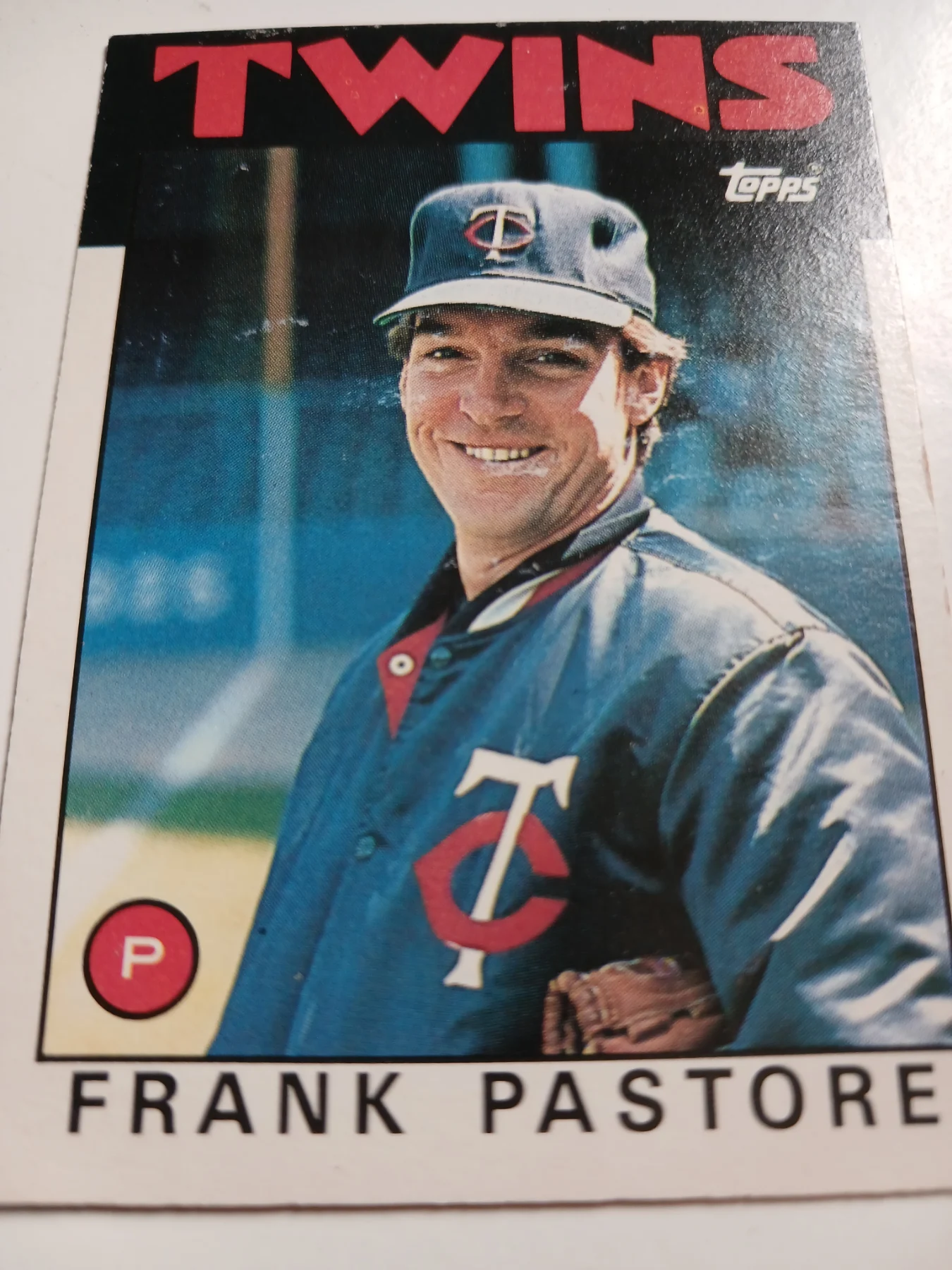 6 MLB Sports Cards Minnesota Twins Topps 1986