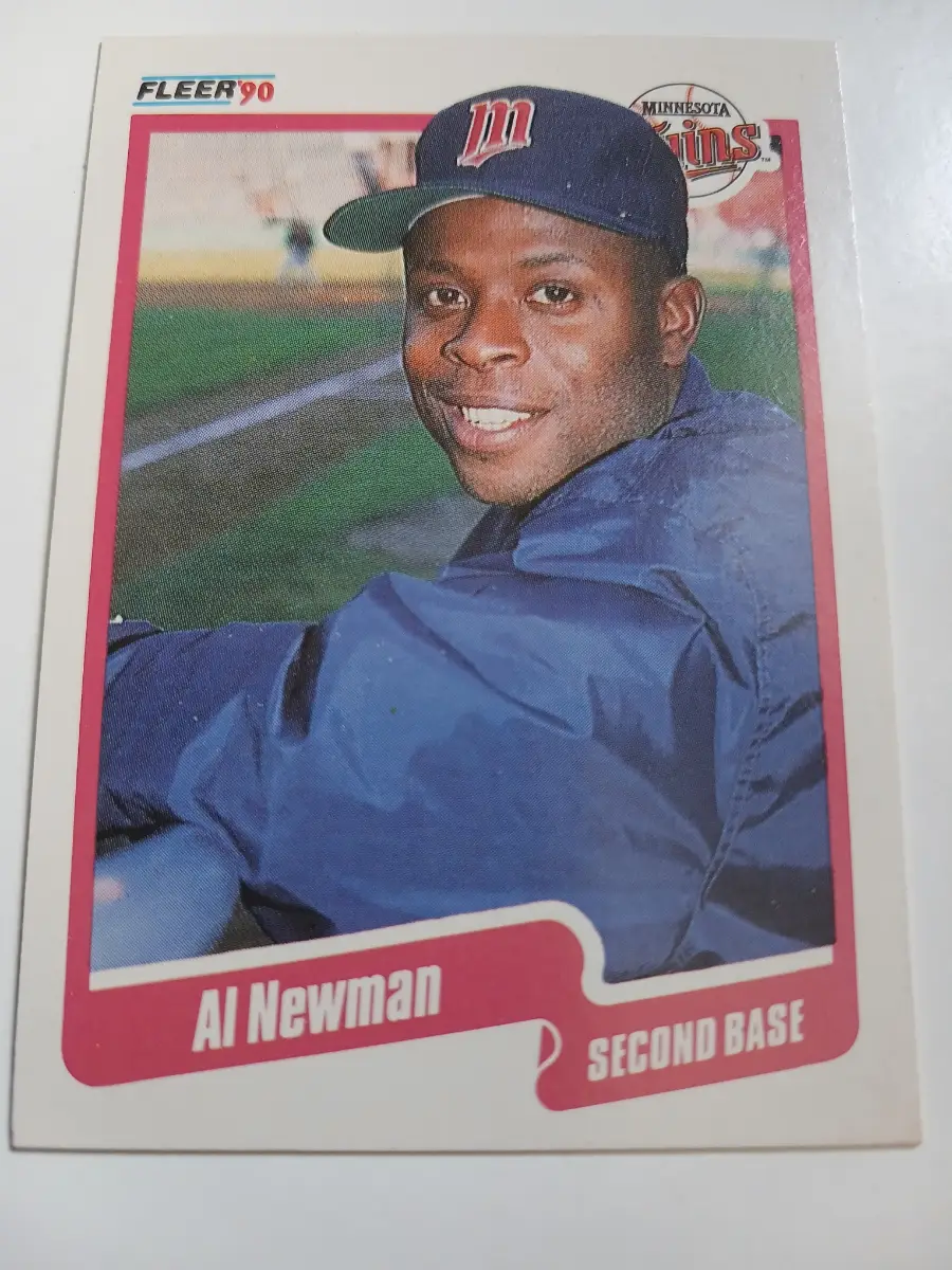 Al Newman MLB Minnesota Twins Fleer 1990
