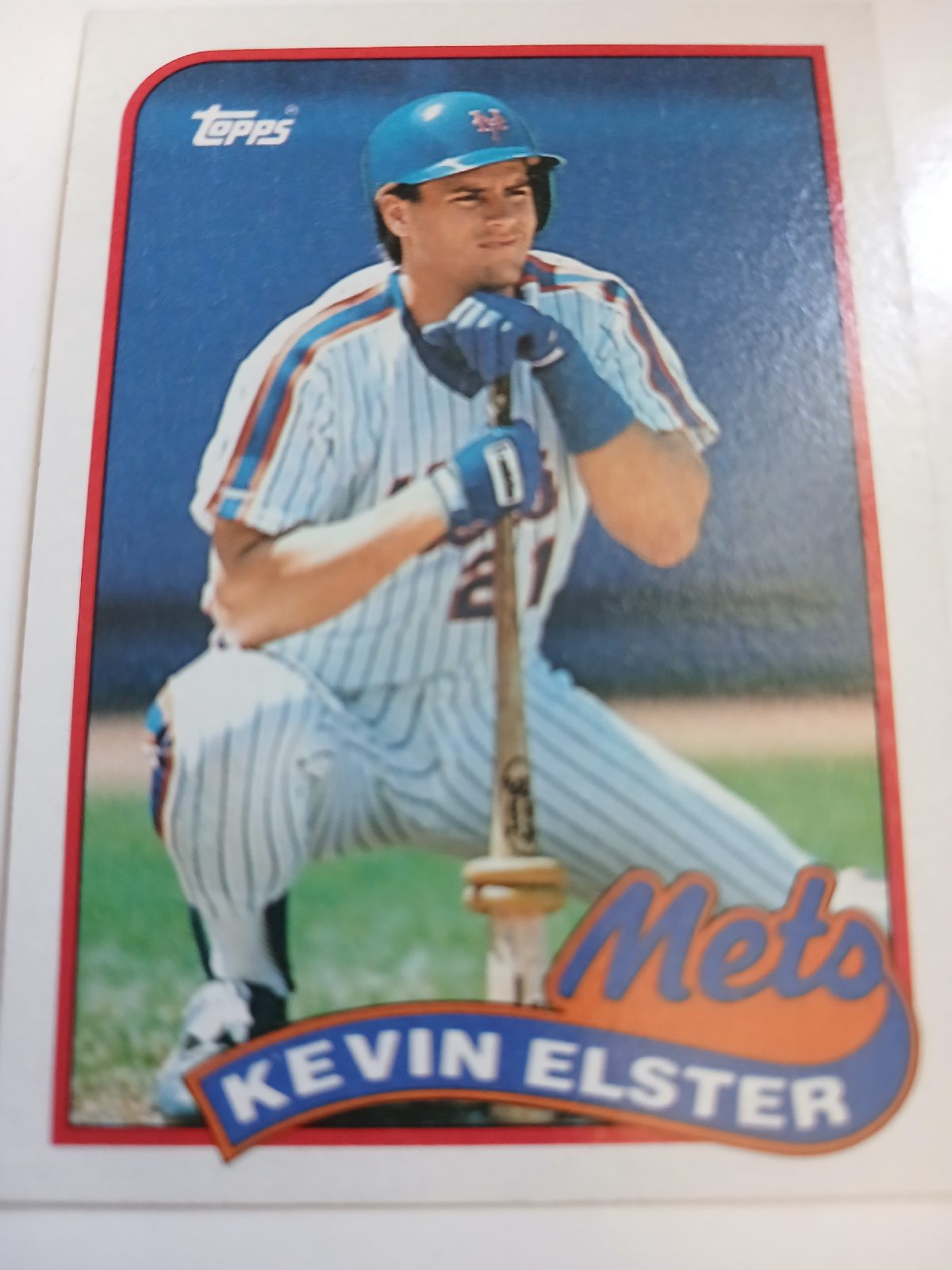 Kevin Elster MLB Shortstop New York Mets Topps 1989