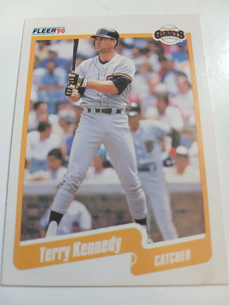 Terry Kennedy MLB San Francisco Giants Fleer 1990
