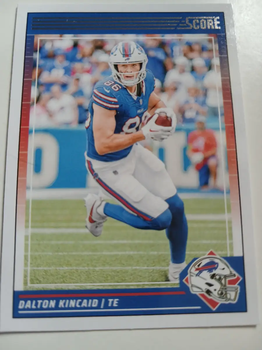 Dalton Kincaid And Cole Bishop NFL Buffalo Bills Score 2024 Cards