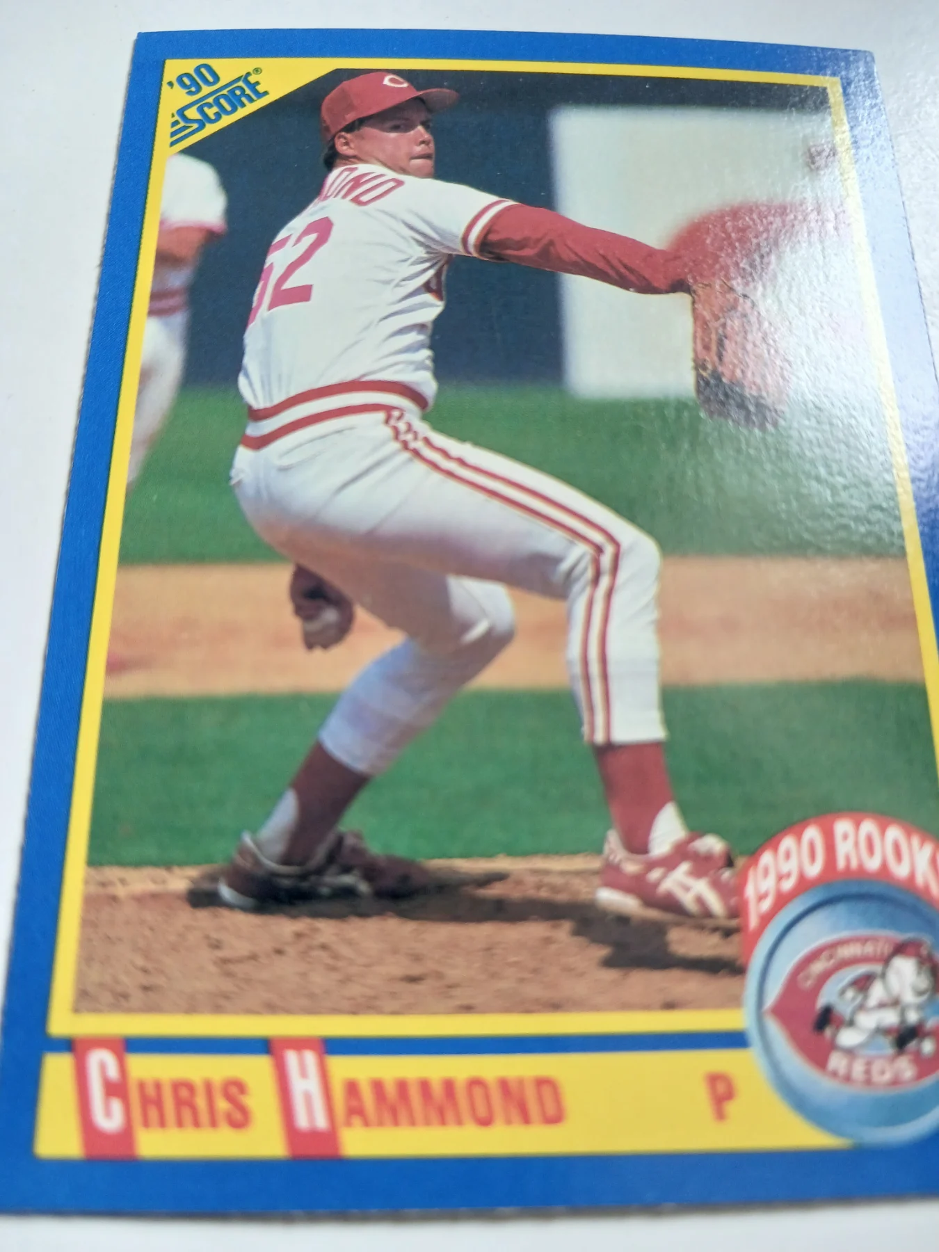 Chris Hammond MLB Pitcher Cincinnati Reds Score 1990