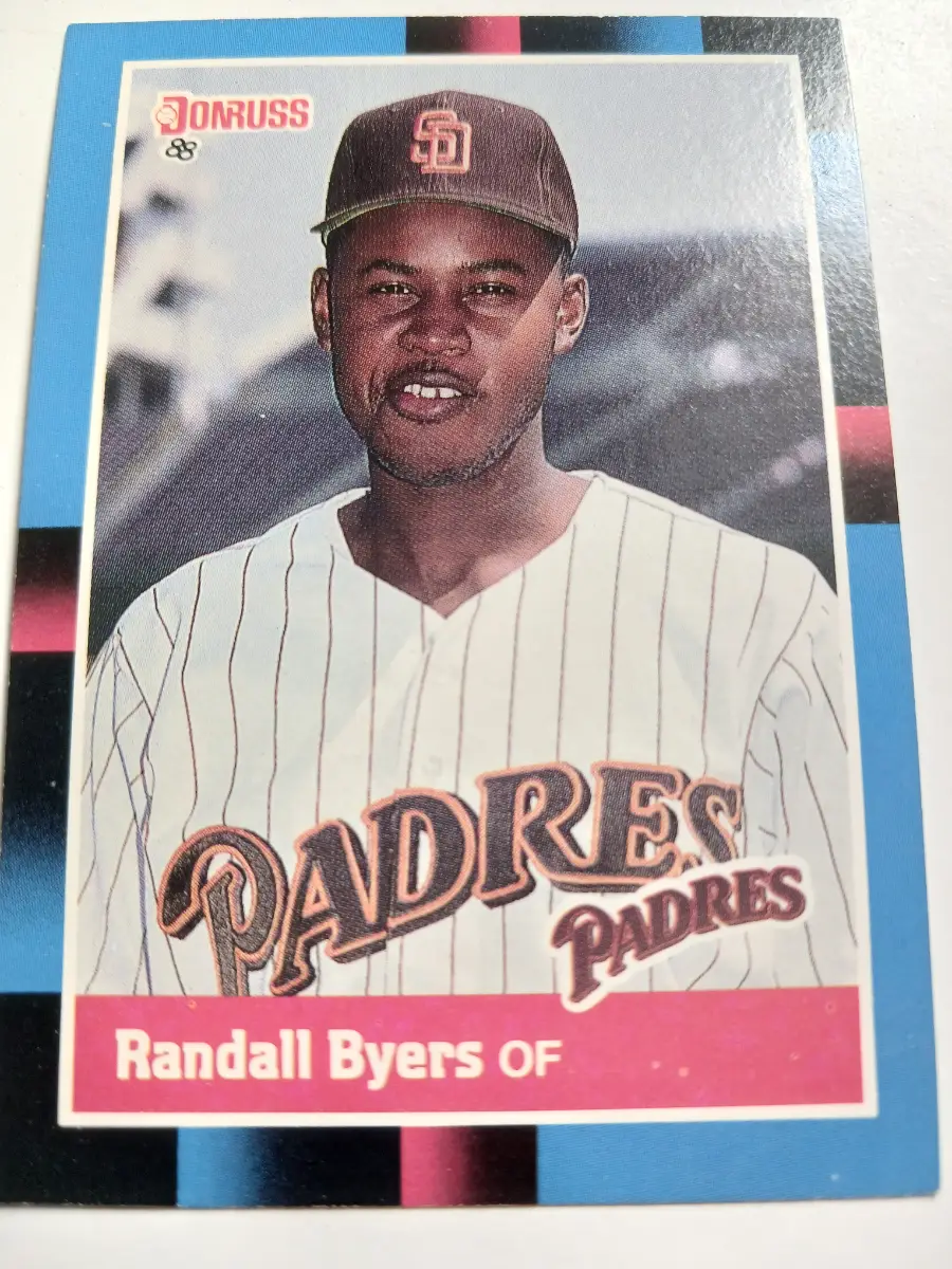 Randall Byers MLB Outfielder San Diego Padres Donruss 1988