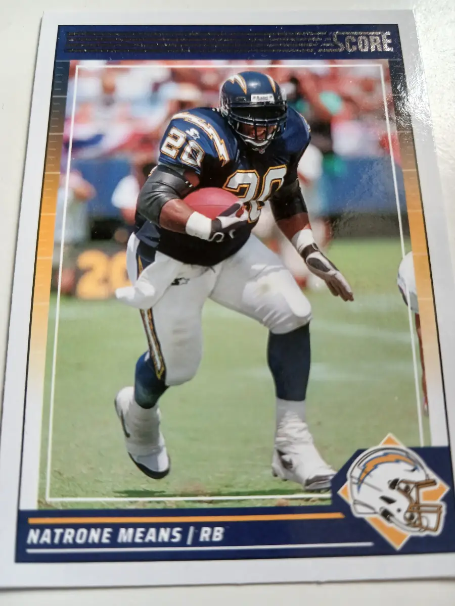 Natrone Means And Kellen Winslow NFL San Diego Chargers Score 2024