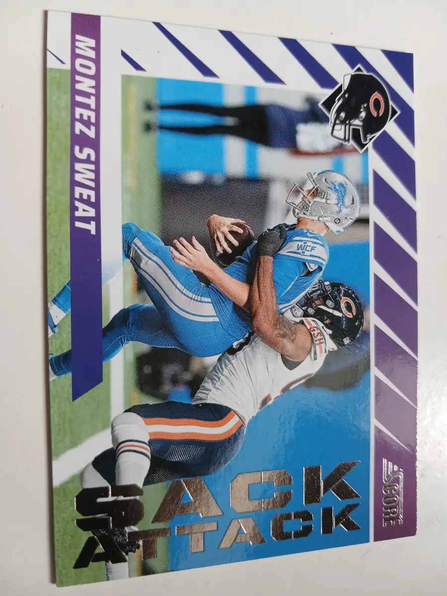3 NFL Sack Attack Sports Cards From Score 2024 Mint Condition