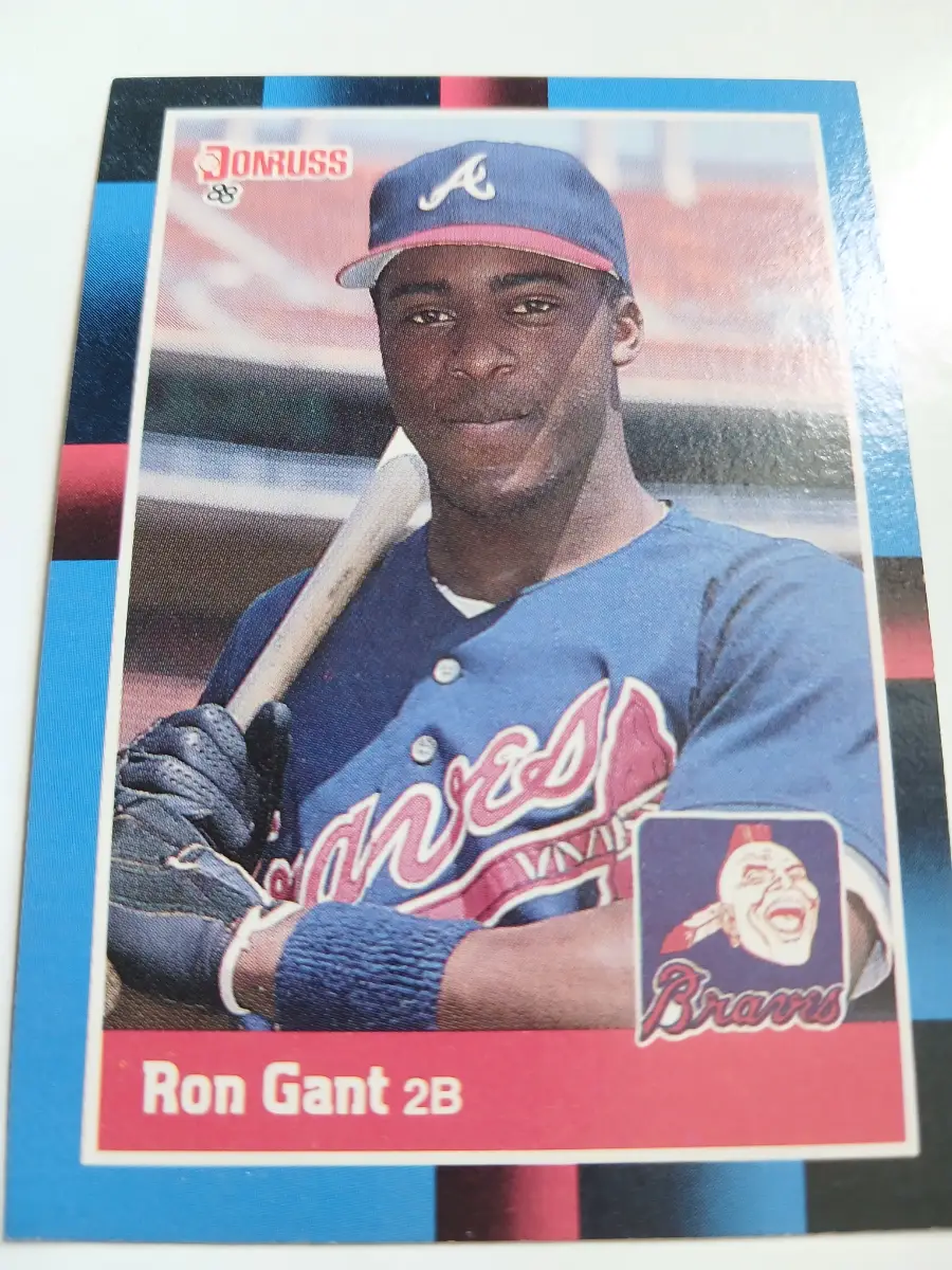 Ron Gant MLB 2nd Baseman Atlanta Braves Donruss 1988