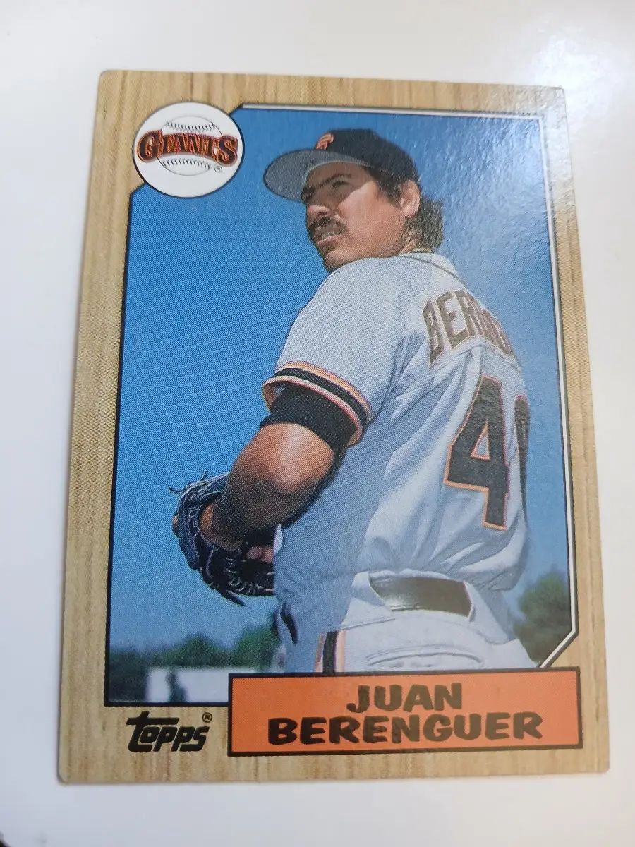 Juan Berenguer MLB Pitcher San Francisco Giants Topps 1987