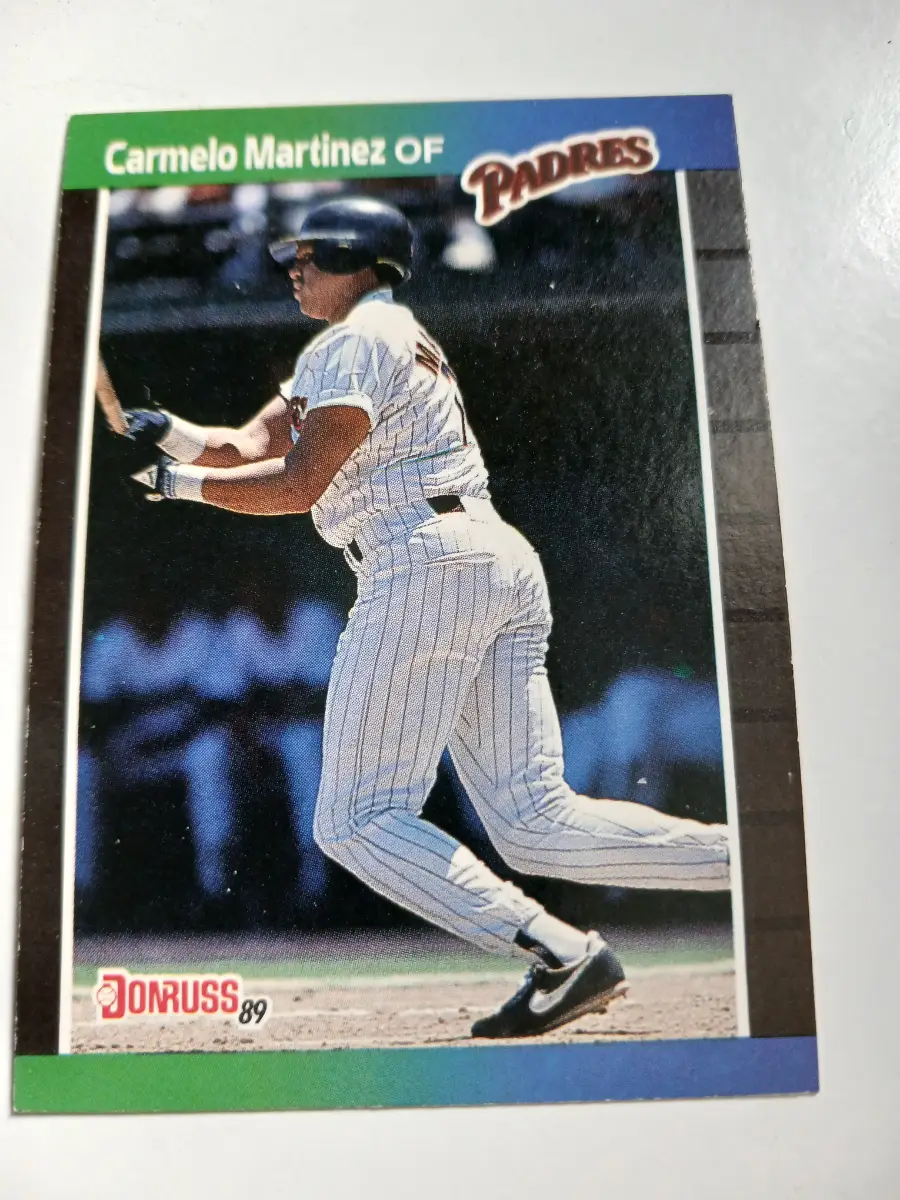 Carmelo Martinez MLB Outfielder San Diego Padres Donruss 1989