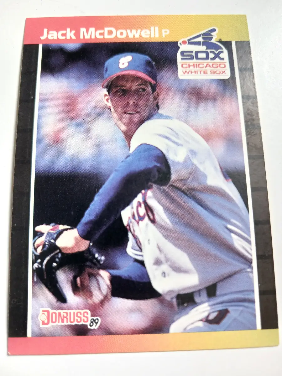 Jack McDowell MLB Pitcher Chicago White Sox Donruss 1989