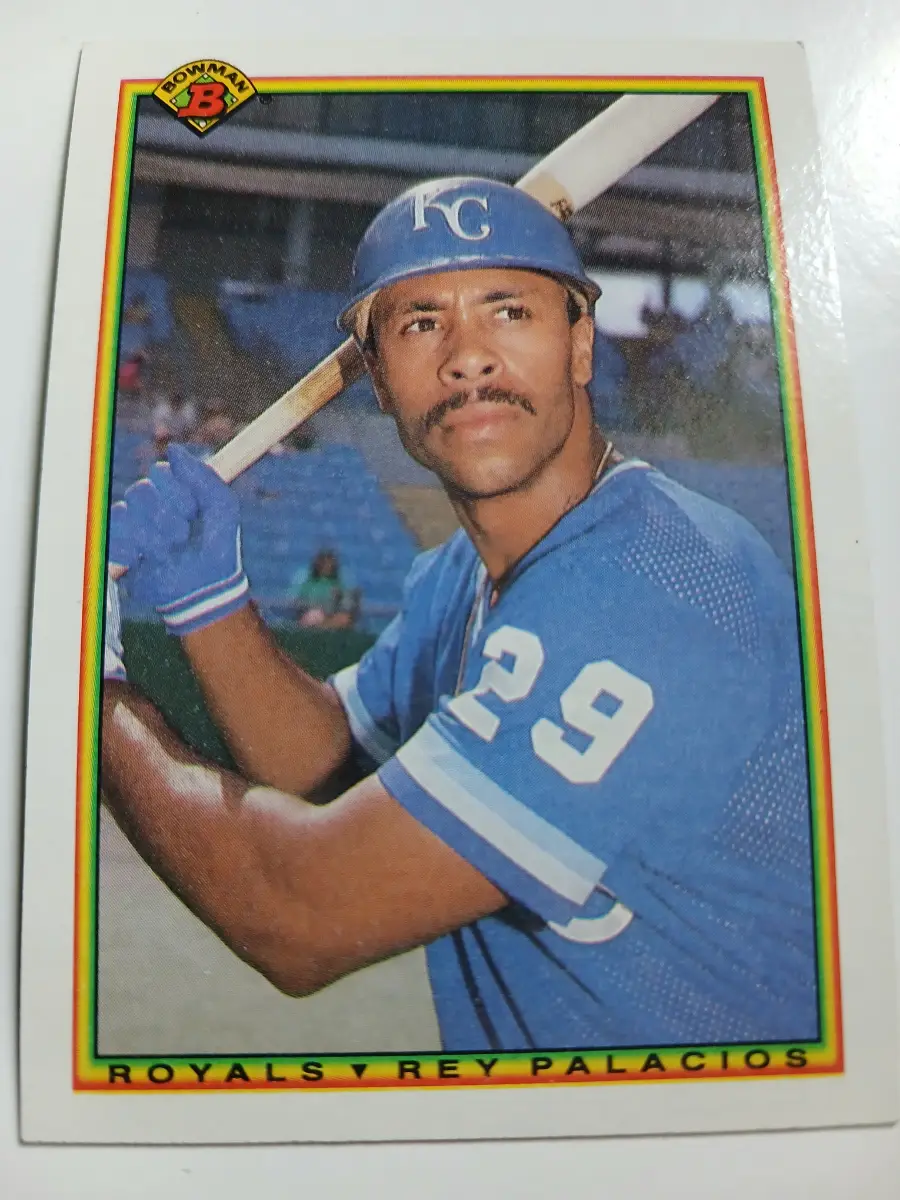 Rey Palacios MLB Kansas City Royals Bowman 1989