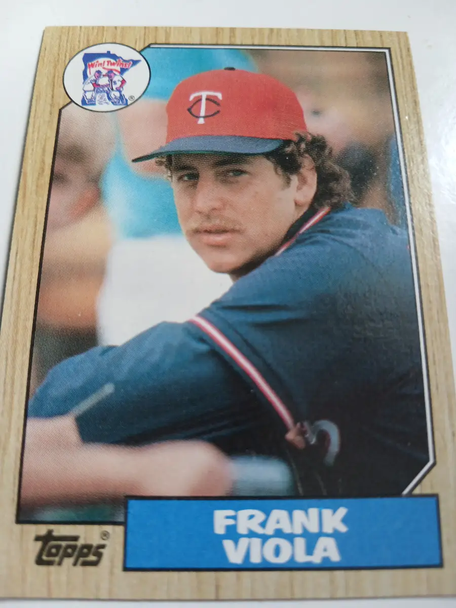 Frank Viola MLB Pitcher Minnesota Twins Topps 1987
