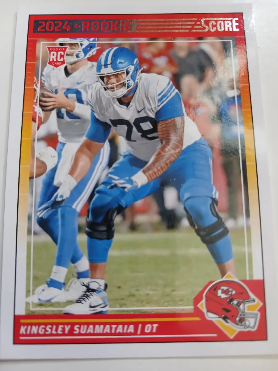 3 NFL Kansas City Chiefs Score 2024 Rookie Cards Mint Condition