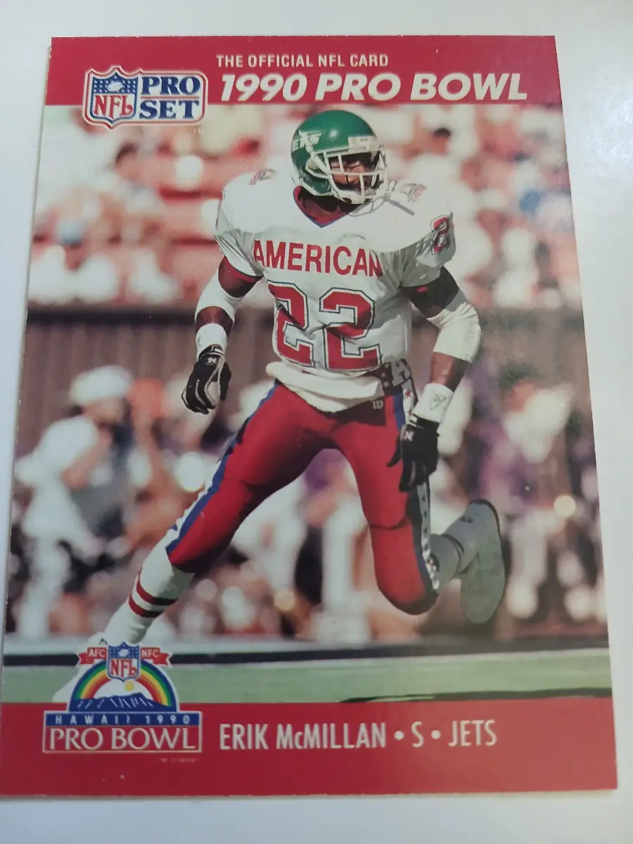 Erik Mcmillan And Terence Mathis NFL New York Jets 1990's Trading Cards