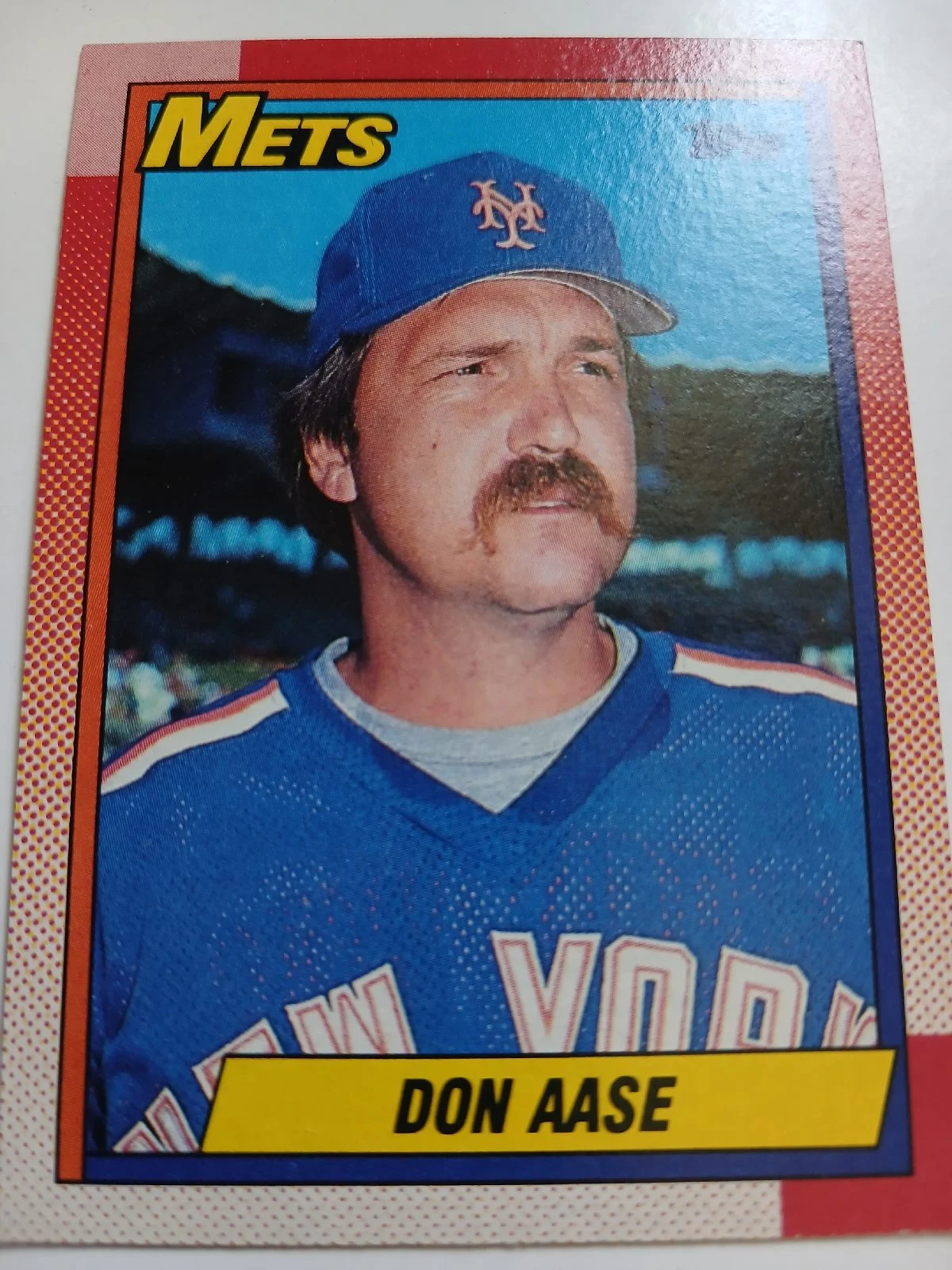 6 MLB Topps 1990 Sports Cards New York Mets