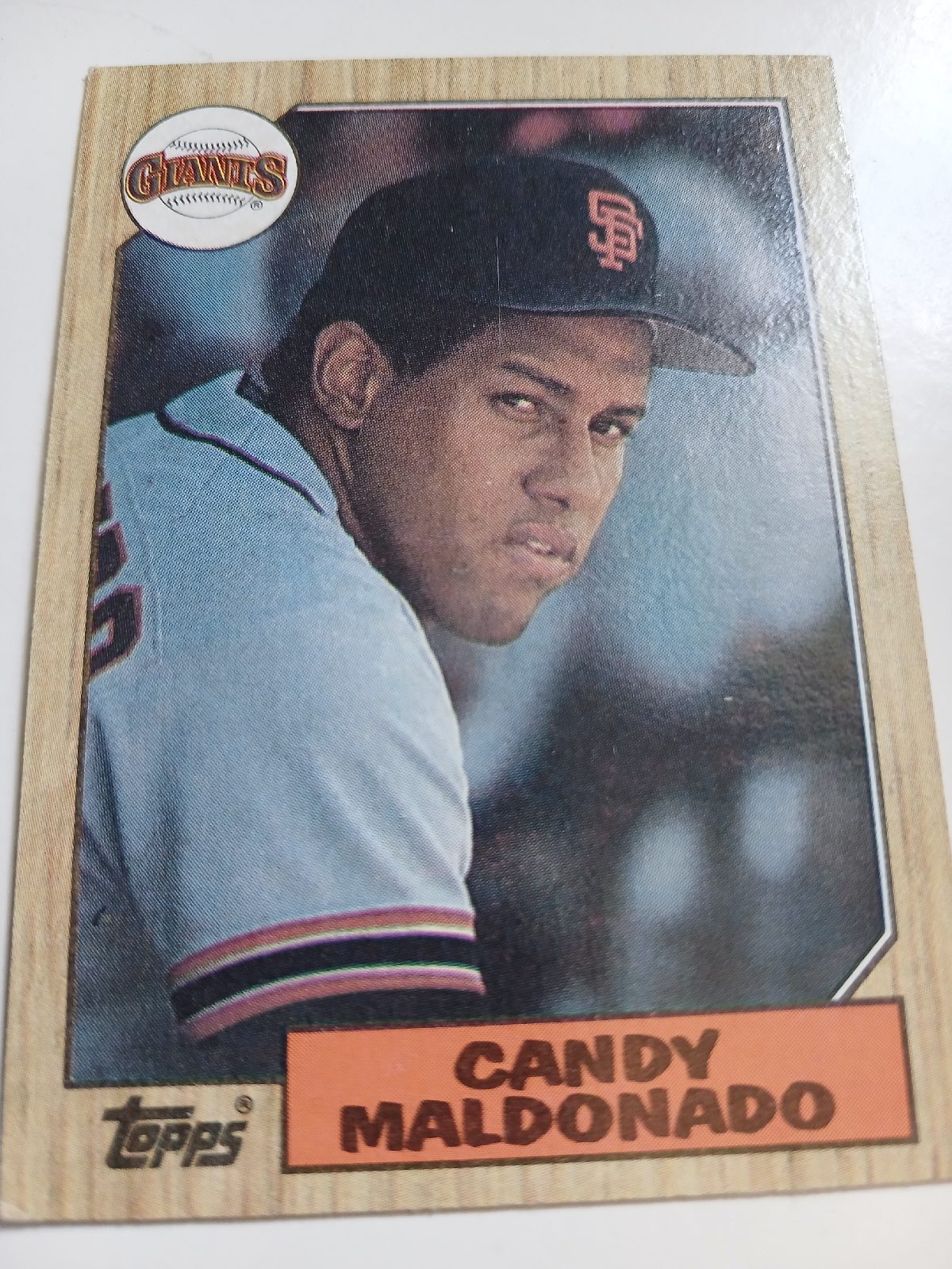 Candy Maldonado MLB Outfield San Francisco Giants Topps 1987