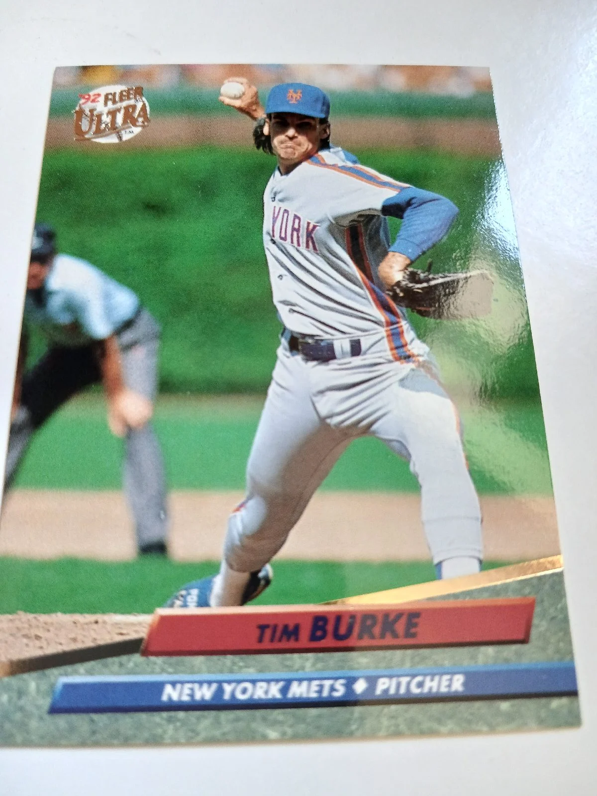 Tim Burke MLB Pitcher New York Mets Fleer Ultra 1992
