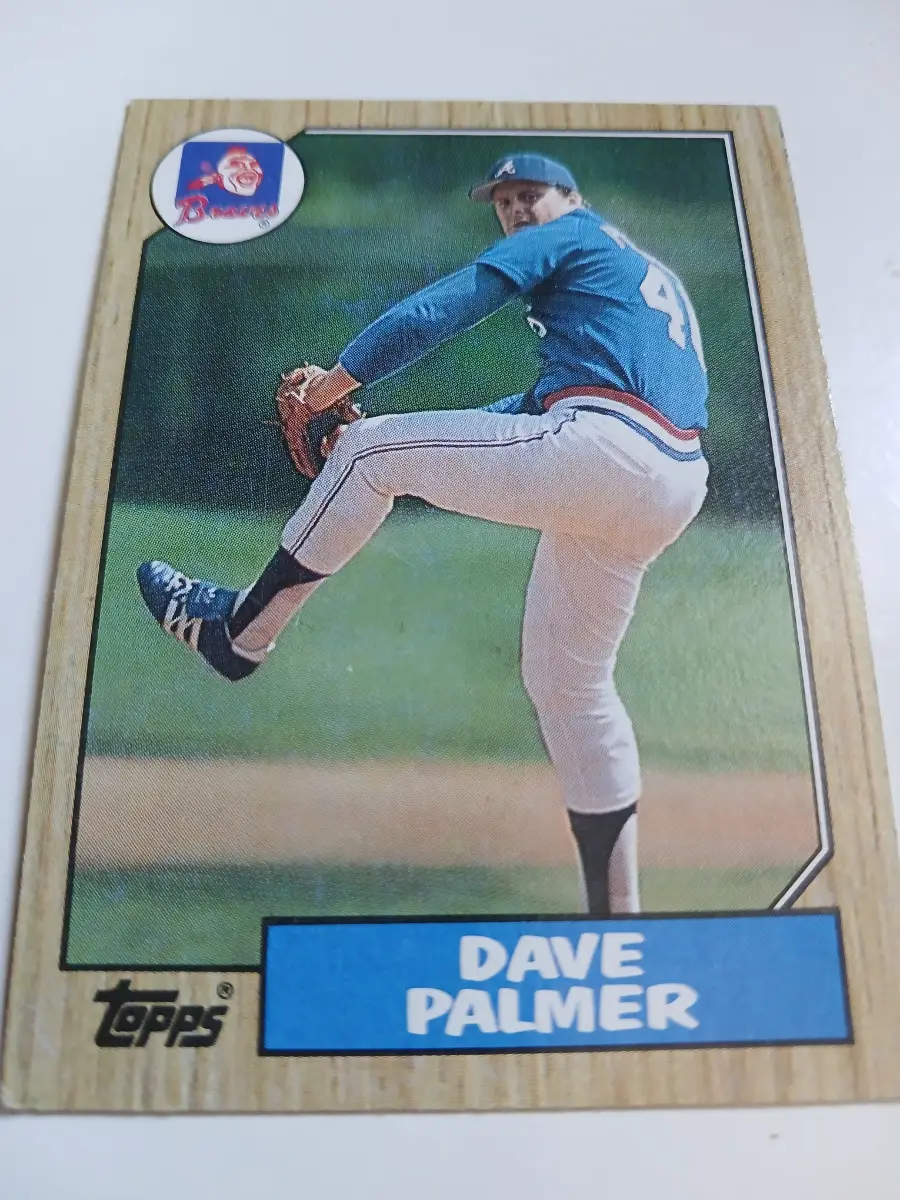 Dave Palmer MLB Pitcher Atlanta Braves Topps 1987