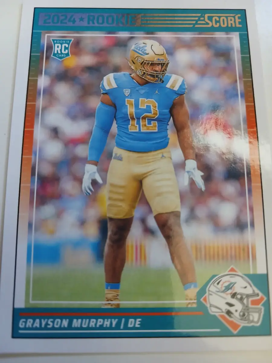 Grayson Murphy And Shaquil Barrett NFL Miami Dolphins Score 2024 Cards