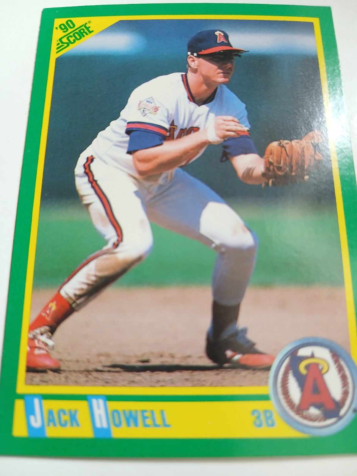 Jack Howell MLB California Angels 3rd Base Score 1990