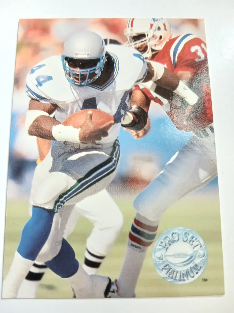Derrick Fenner And John L Williams NFL Seattle Seahawks 1990's Cards