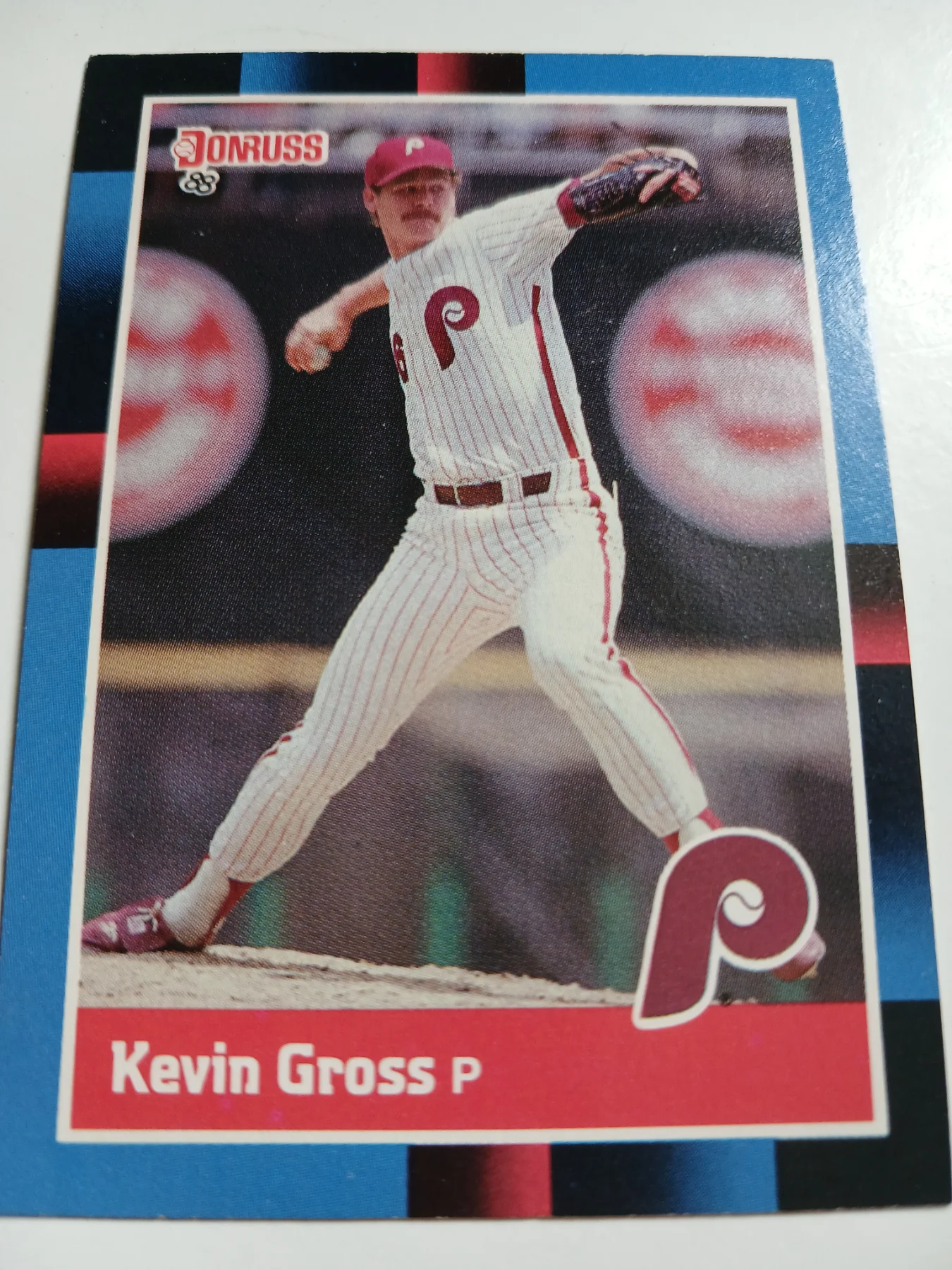 Kevin Gross MLB Pitcher Philadelphia Phillies Donruss 1988