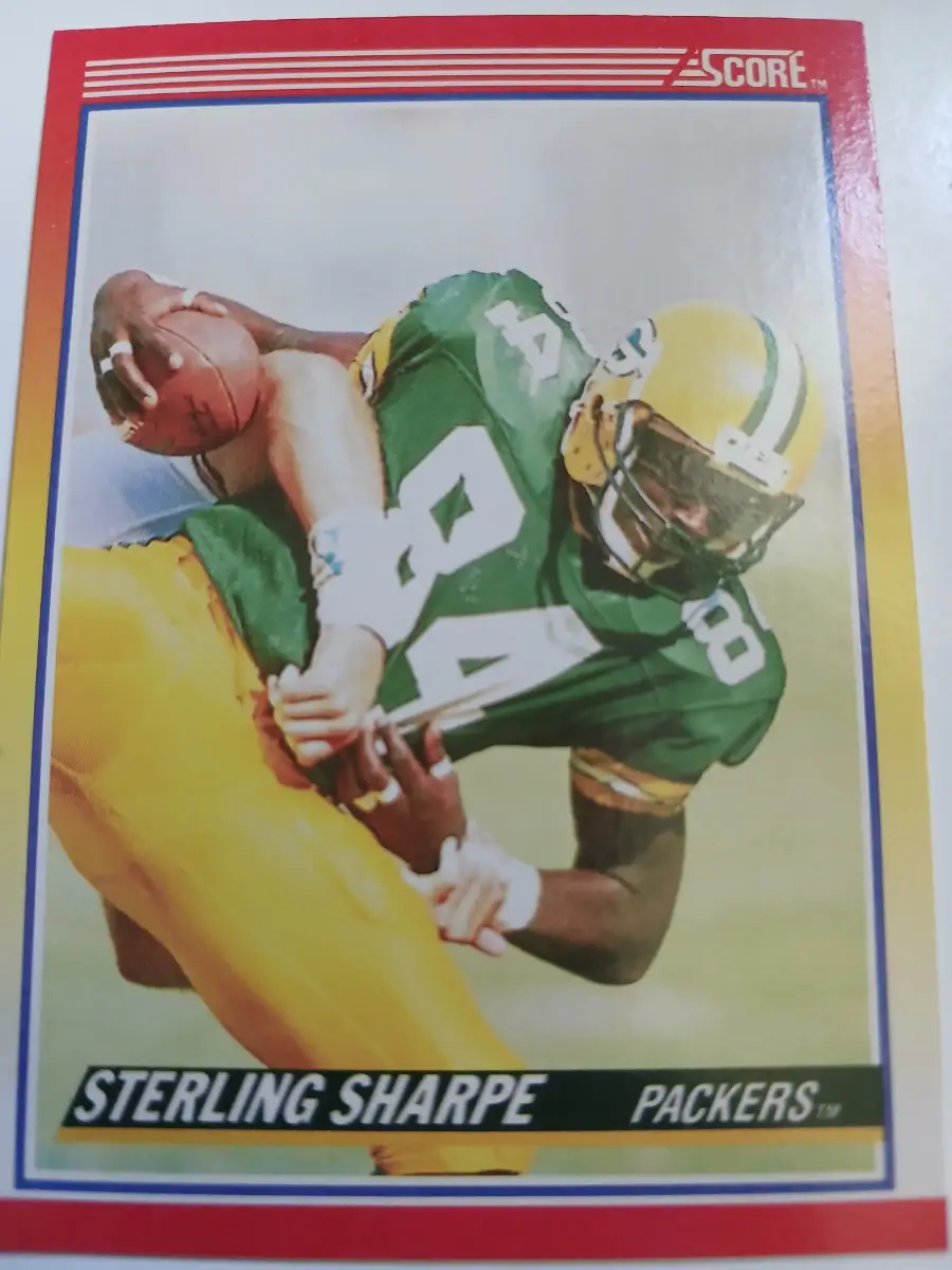 Stirling Sharpe And Ed West NFL Green Bay Packers 1990's Cards