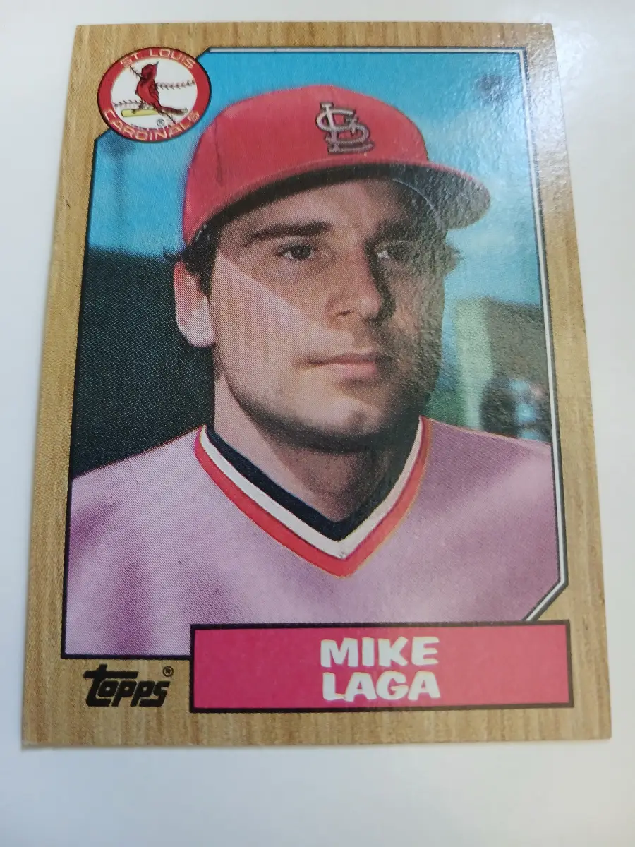 Mike Laga And Clint Hurdle MLB St Louis Cardinals Topps 1987