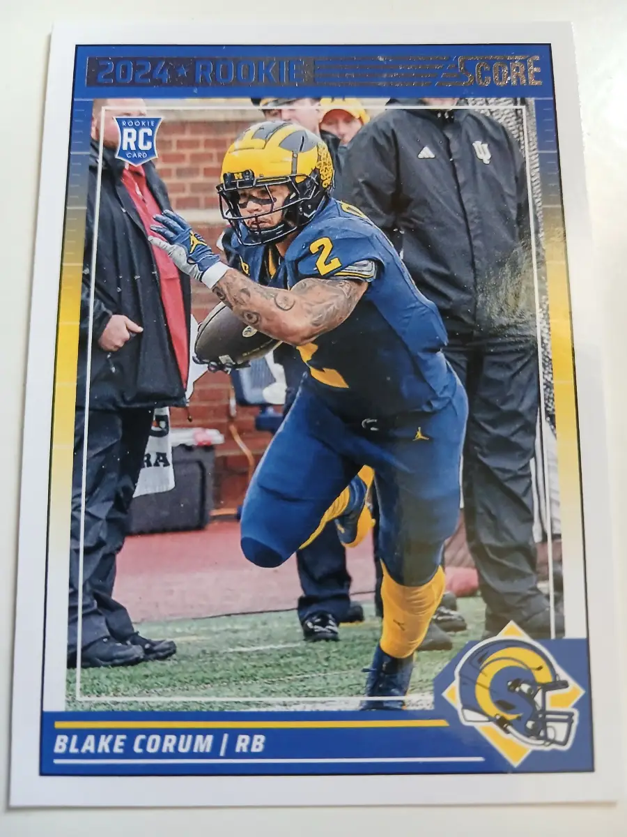 Blake Corum NFL Running Back Los Angeles Rams Rookie Card