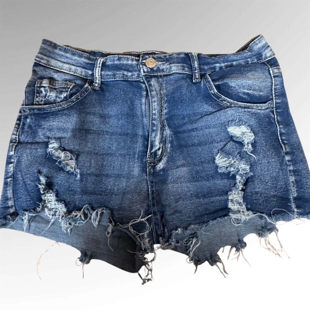 Shein Ripped Denim Shorts Size L