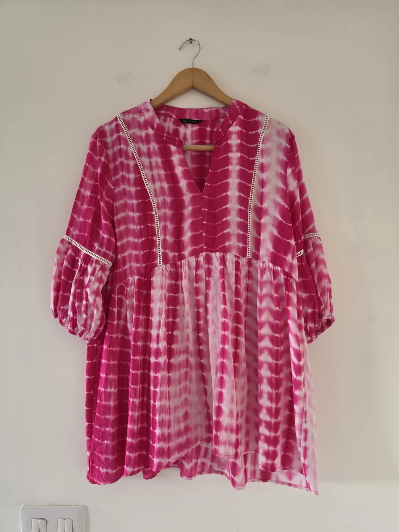 Roman, lovely pink tunic top size 16.