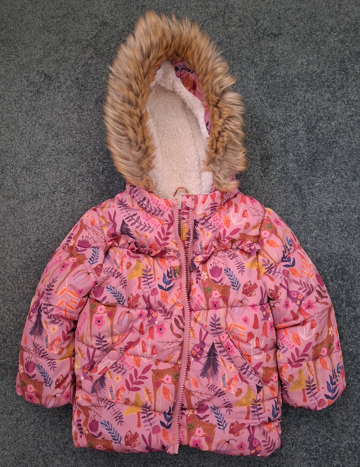 Girls padded jacket - TU 18-24 months