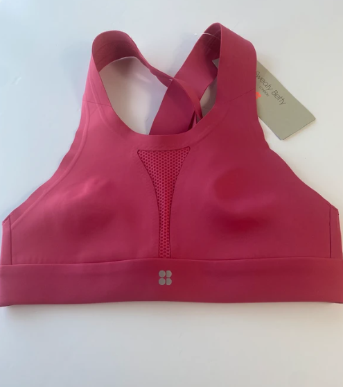 Sweaty Betty All Train Sports Bra - Pink - Size 32A - Brand new