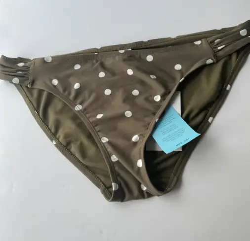 Marks & Spencer Hipster Bikini Brief Brown White Polka Dots BNWT Size 16