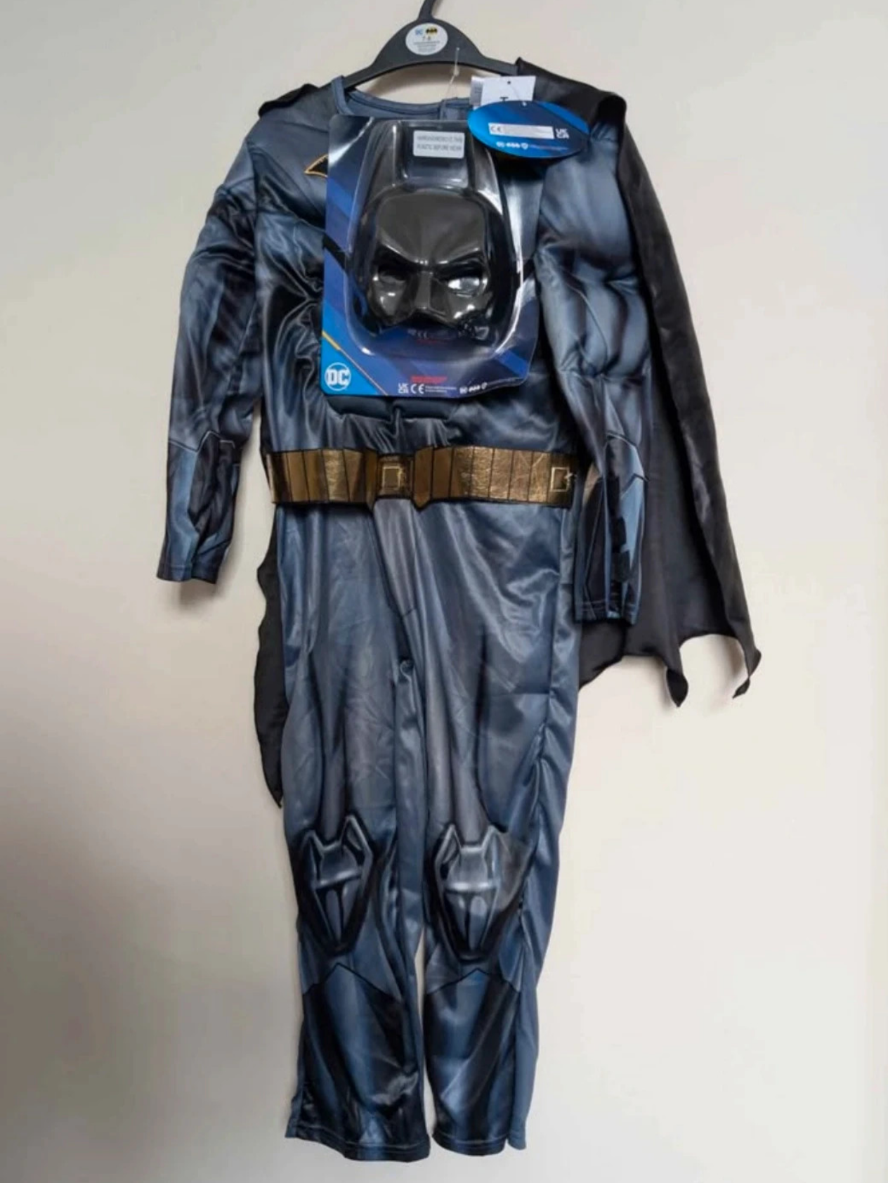 DC Batman Boys Fancy Dress Costume – Ages 7-8 Years