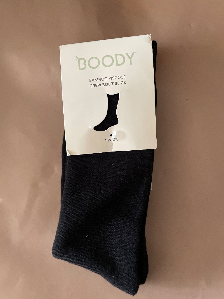 Boody bamboo crew boot socks EU40-45